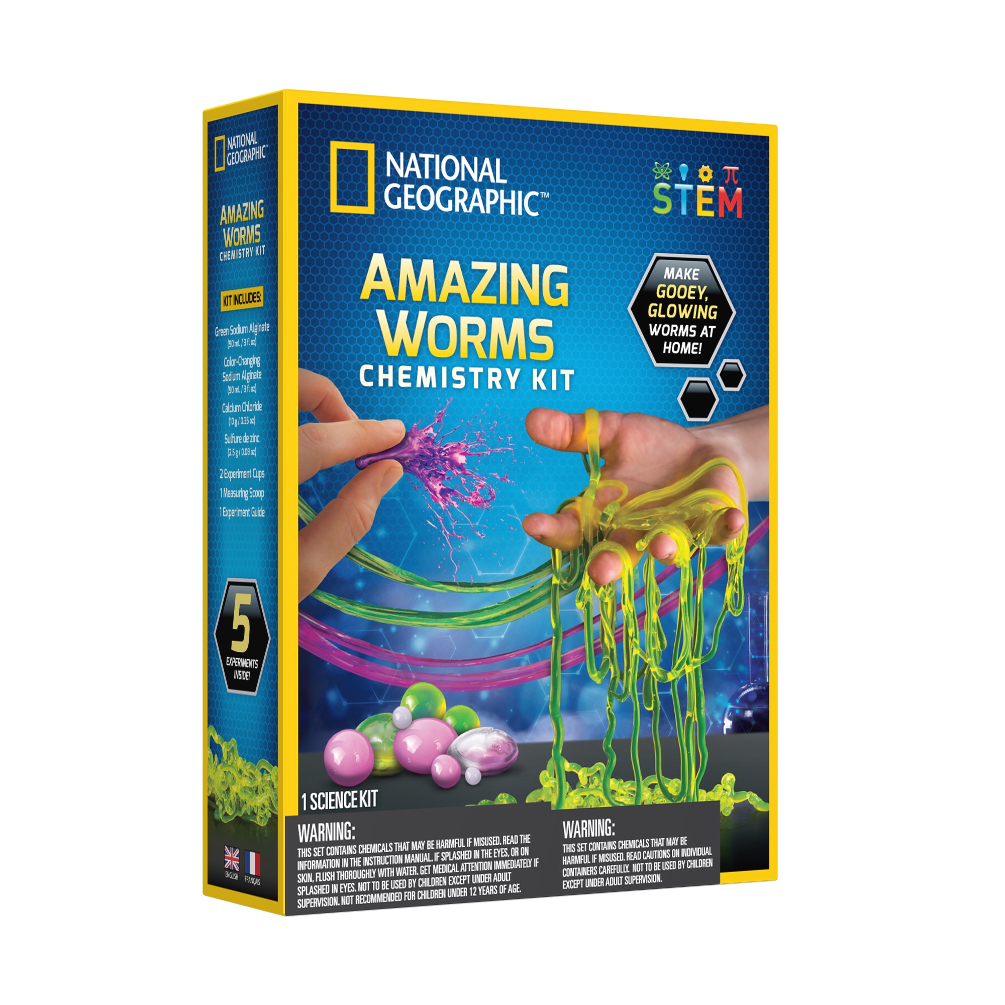 National Geographic Amazing Worms Chemistry Kit 
